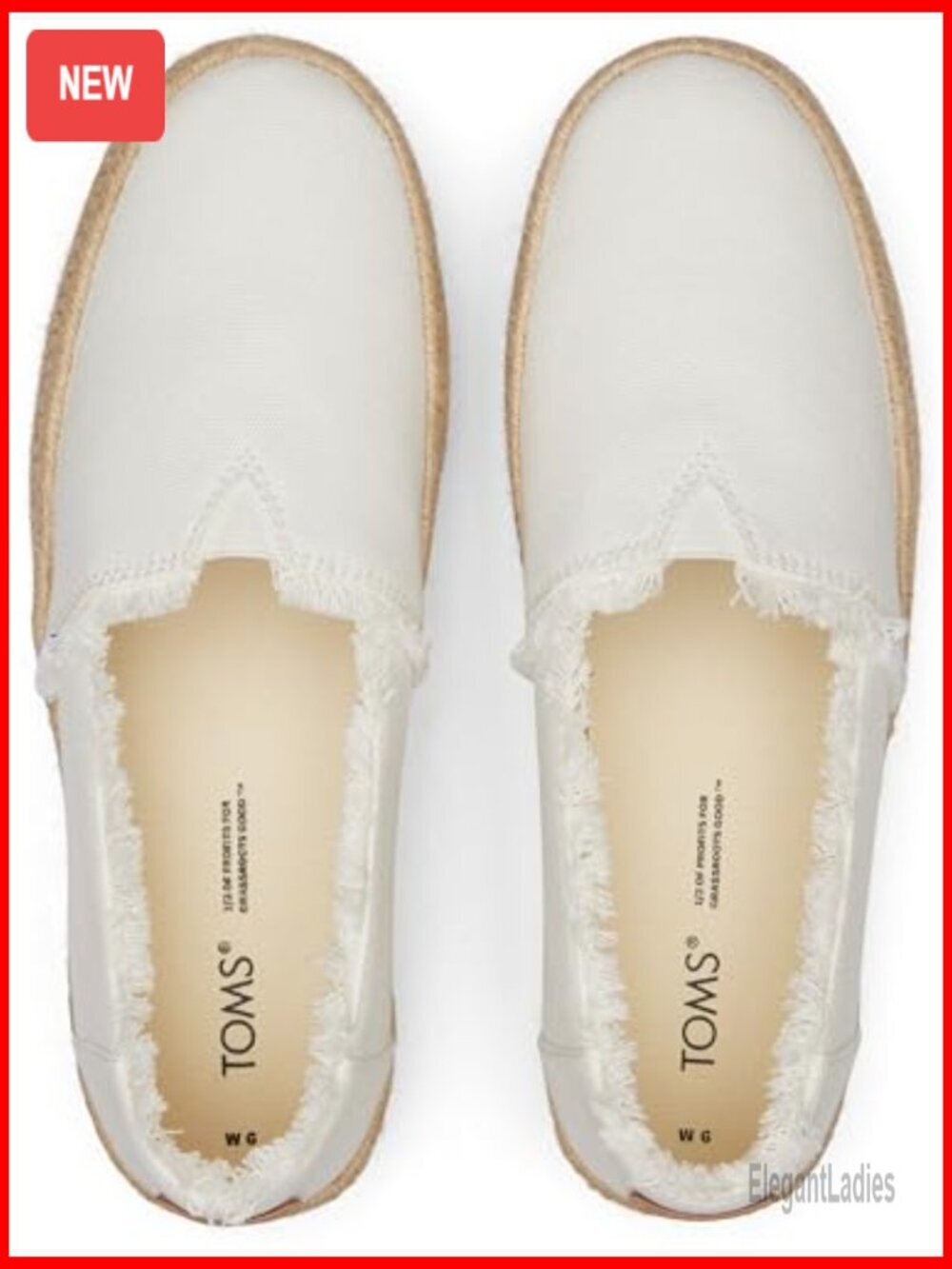 Women's Espadrille Platform Slip-On Shoes with OrthoLite Insole - Picture 5 of 6